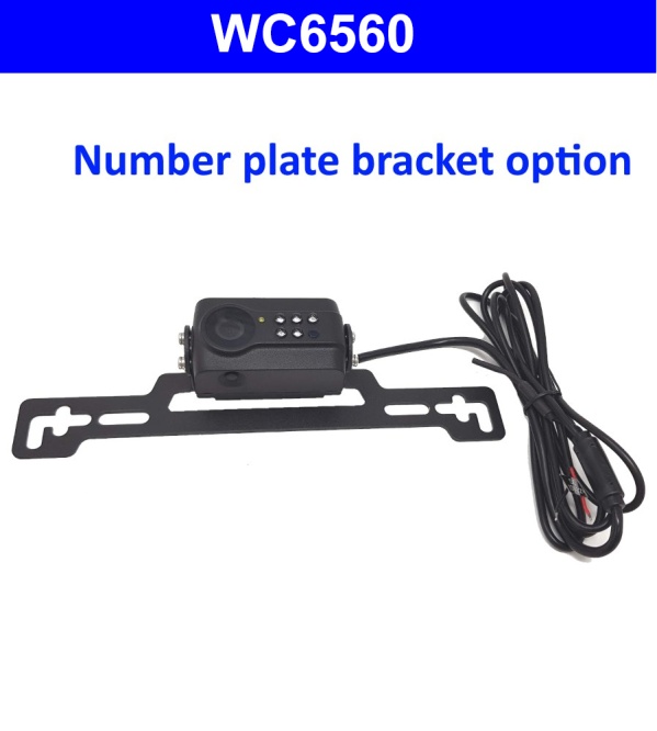 Number Plate Wireless Reversing Camera System with 7'' mirror monitor